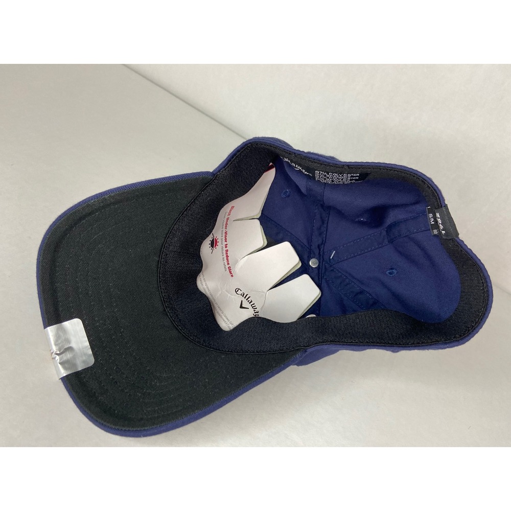 Callaway Weather Series Navy FlexFit Golf Hat S/M UPF 30+ NWT - Picture 15 of 16